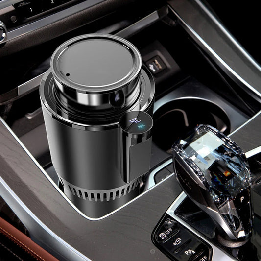 ThermoCup Dual: Car Cup Holder Warmer & Cooler